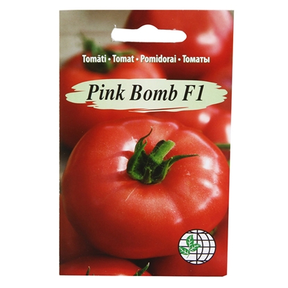 Изображение Sēklas tomāti Pink Bomb F1 AMC 5-sēklas
