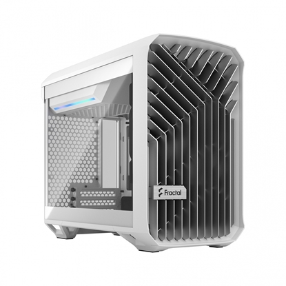 Attēls no Fractal Design | Torrent Nano TG Clear Tint | Side window | White | Power supply included | ATX