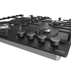 Picture of Gorenje | GW642AB | Hob | Gas | Number of burners/cooking zones 4 | Rotary knobs | Black