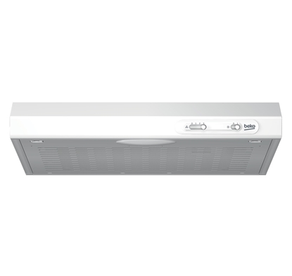 Attēls no Beko CFB 5310 W cooker hood Wall-mounted White 125 m³/h D