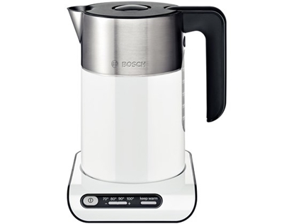 Изображение Bosch TWK8611P electric kettle 1.5 L 2400 W Anthracite, Stainless steel, White