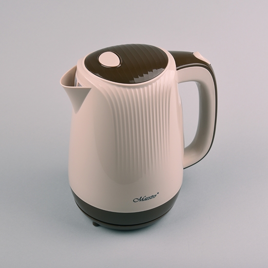 Picture of Feel-Maestro MR042 beige electric kettle 1.7 L Beige, Brown 2200 W