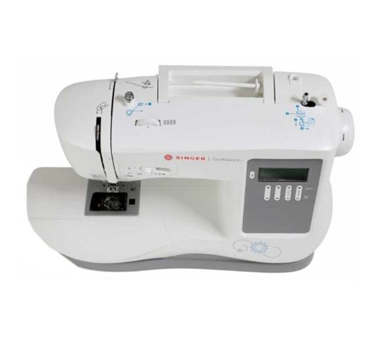 Picture of Singer 7640 sewing machine, electric current, white