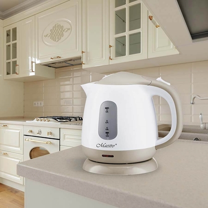 Picture of Electric kettle Maestro MR-012, white and beige