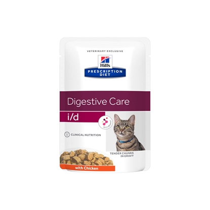 Attēls no HILL"S Prescription Diet Digestive Care i/d Feline with chicken - wet cat food - 85g
