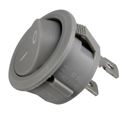 Picture of Slēdzis I-O apaļš pelēks