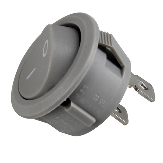 Изображение Slēdzis I-O apaļš pelēks