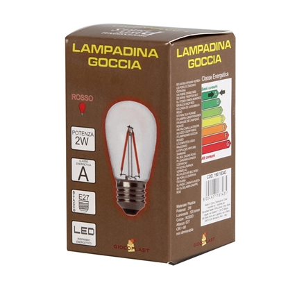 Picture of Spuldze LED 2W/sarkana E27