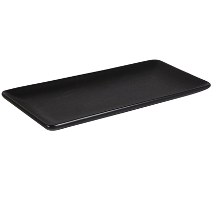 Picture of Šķīvis servēšanai Jap 28x13.5cm melns