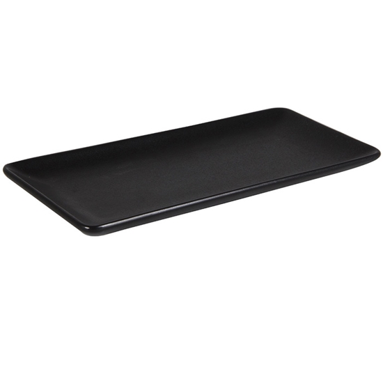 Picture of Šķīvis servēšanai Jap 28x13.5cm melns