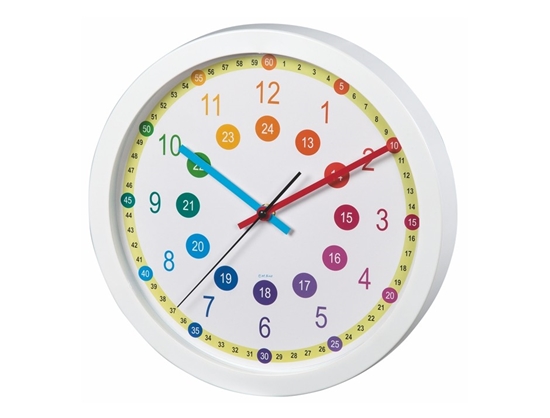 Изображение Hama Easy Learning Quartz clock Circle Multicolour, White