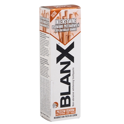 Attēls no Zobu pasta Blanx Classic smēķētājiem un kafijas liet. Intens