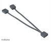 Picture of Akasa Kabel rozdzielajcy do RGB LED (AK-CBLD08-12BK)