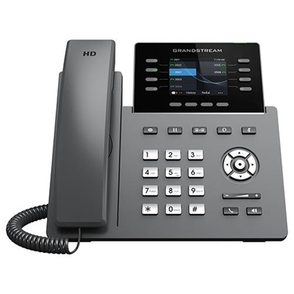 Picture of Grandstream Networks GRP2624 IP phone Black 8 lines TFT Wi-Fi