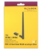 Picture of Delock USB 3.0 Dual Band WLAN ac/a/b/g/n Stick 867 + 300 Mbps with external antenna