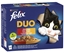 Picture of Felix Fantastic Duo Country Flavours with Beef and Poultry, Chicken, Tzatziki, Lamb, Veal, Turkey and Liver in Jell-O -12 x 85g