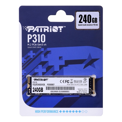 Attēls no SSD Patriot P310 240GB M.2 2280