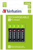 Изображение Verbatim 49514 household battery Rechargeable battery AAA Nickel-Metal Hydride (NiMH)