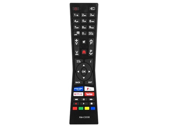Изображение LXP3338 TV pults TV LCD/LED JVC,VESTEL,HYUNDAI RM-C3338 NETFLIX,YOUTUBE,PRIME VIDEO