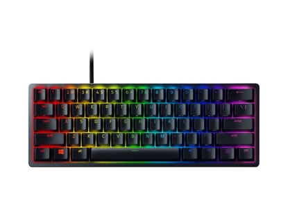 Изображение Razer | Huntsman Mini 60% | Gaming keyboard | Opto-Mechanical | RGB LED light | NORD | Black | Wired