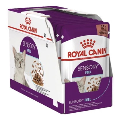 Attēls no ROYAL CANIN Sensory Feel Wet cat food Chunks in sauce 12x85 g
