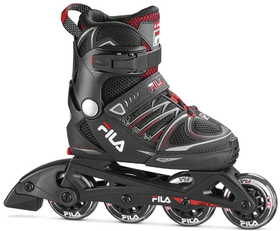 Picture of X-ONE (XL38-41) BLACK/RED (010620140) skrituļslidas