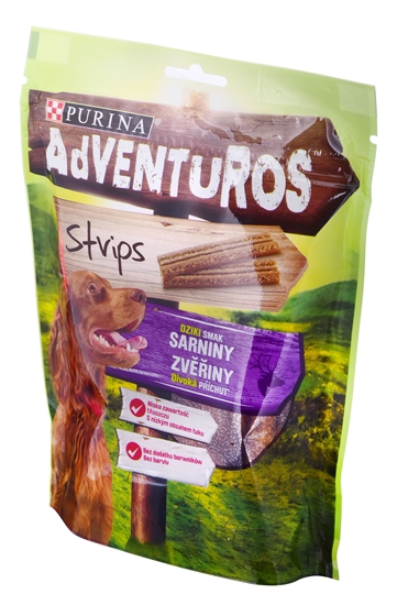 Picture of PURINA Adventuros Strips - dog treat - 90g