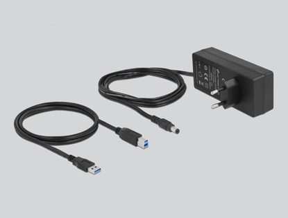 Изображение Delock External SuperSpeed USB Hub with 7 Ports + Switch