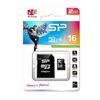 Изображение Silicon Power memory card microSDHC 16GB Class 10 + adapter