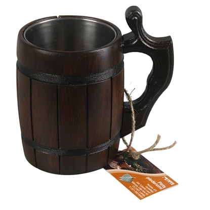 Attēls no Pirts krūka 0.5L, ar metāla ieliktni, tumšs