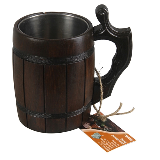 Picture of Pirts krūka 0.5L, ar metāla ieliktni, tumšs