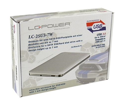 Изображение Kiesze LC-Power USB 3.0 - 2.5" SSD/HDD (LC-25U3-7W)