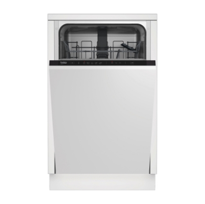 Изображение BEKO Built-In Dishwasher DIS35025, Energy class E (old A++), 45 cm, 5 programs, Led Spot