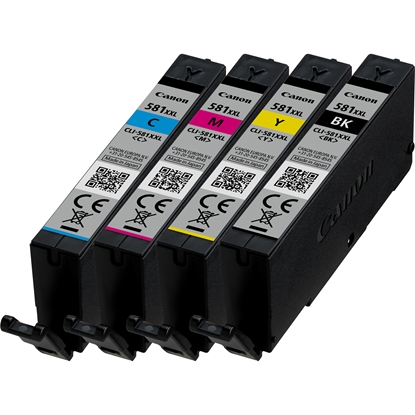 Изображение Canon CLI-581XXL BK/C/M/Y High Yield Ink Cartridge Multi Pack