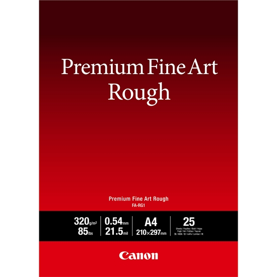 Picture of Canon FA-RG 1 Premium Fine Art Rough A 4, 25 Sheet, 320 g