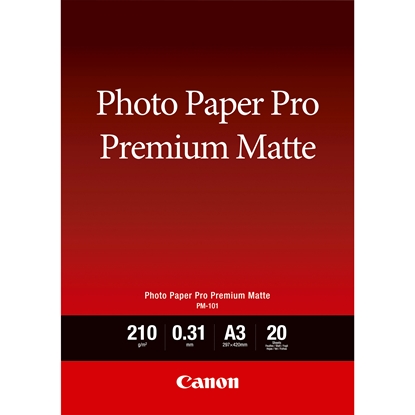 Attēls no Canon PM-101 Pro Premium Matte A 3, 20 Sheet, 210 g
