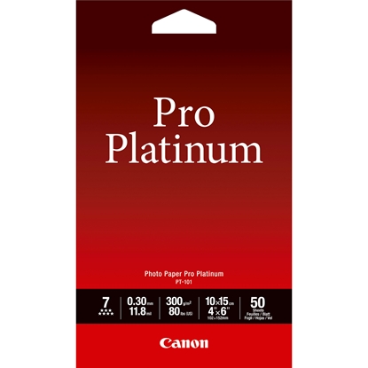 Picture of Canon PT-101 10x15 cm, 50 Sheets Photo Paper Pro Platinum   300 g