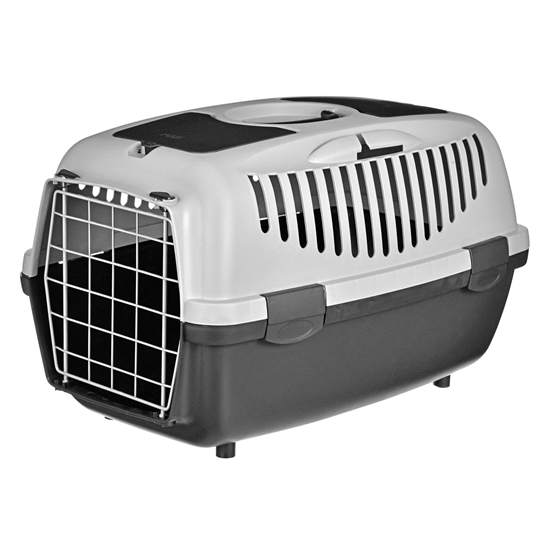 Picture of ZOLUX Gulliver 2 grey - carrier with metal door for small animals - 55x36x35 cm
