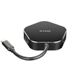 Picture of D-Link DUB-M420 laptop dock/port replicator Wired Thunderbolt 3 Black, Silver
