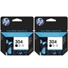 Picture of HP 304 Black Ink Cartridge, 120 pages, for HP DeskJet 2620,2630,2632,2633,3720,3730,3732,3735
