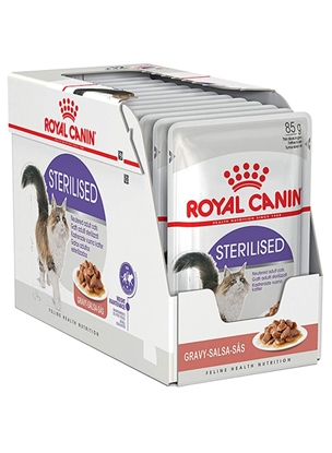 Picture of ROYAL CANIN FHN Sterilised in sauce - wet food for adult cats - 12x85g