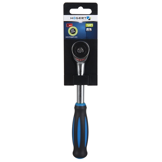 Picture of Atslēga ar tirkšķi 1/4, CrMo, 60zobi. Ar grozāmu rokturi, HT