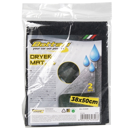 Attēls no Mitrumu absorbējoši auto paklāji 2gab. 38x50cm