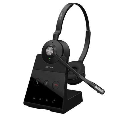 Изображение Jabra Engage 65 Stereo Headset Wireless Head-band Office/Call center Black