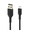 Изображение Belkin Lightning to USB-A Cable 15cm, PVC, black, mfi cert.