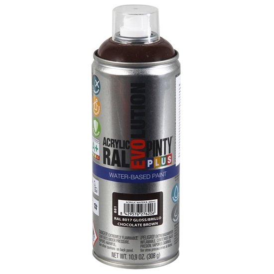 Picture of Aerosolkr. akrila ūdens bāzes brūna   RAL8017