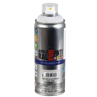 Изображение Aerosolkr. akrila ūdens bāzes pelēka   RAL7035