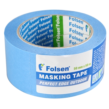 Attēls no Krāsotāju lente 50mmx50m Folshen Perfect zila