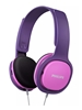 Picture of Philips Kids headphones SHK2000PK On-ear Pink & purple
