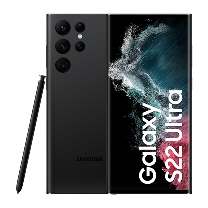 Picture of Samsung Galaxy S22 Ultra SM-S908B 17.3 cm (6.8") Dual SIM Android 12 5G USB Type-C 12 GB 256 GB 5000 mAh Black
